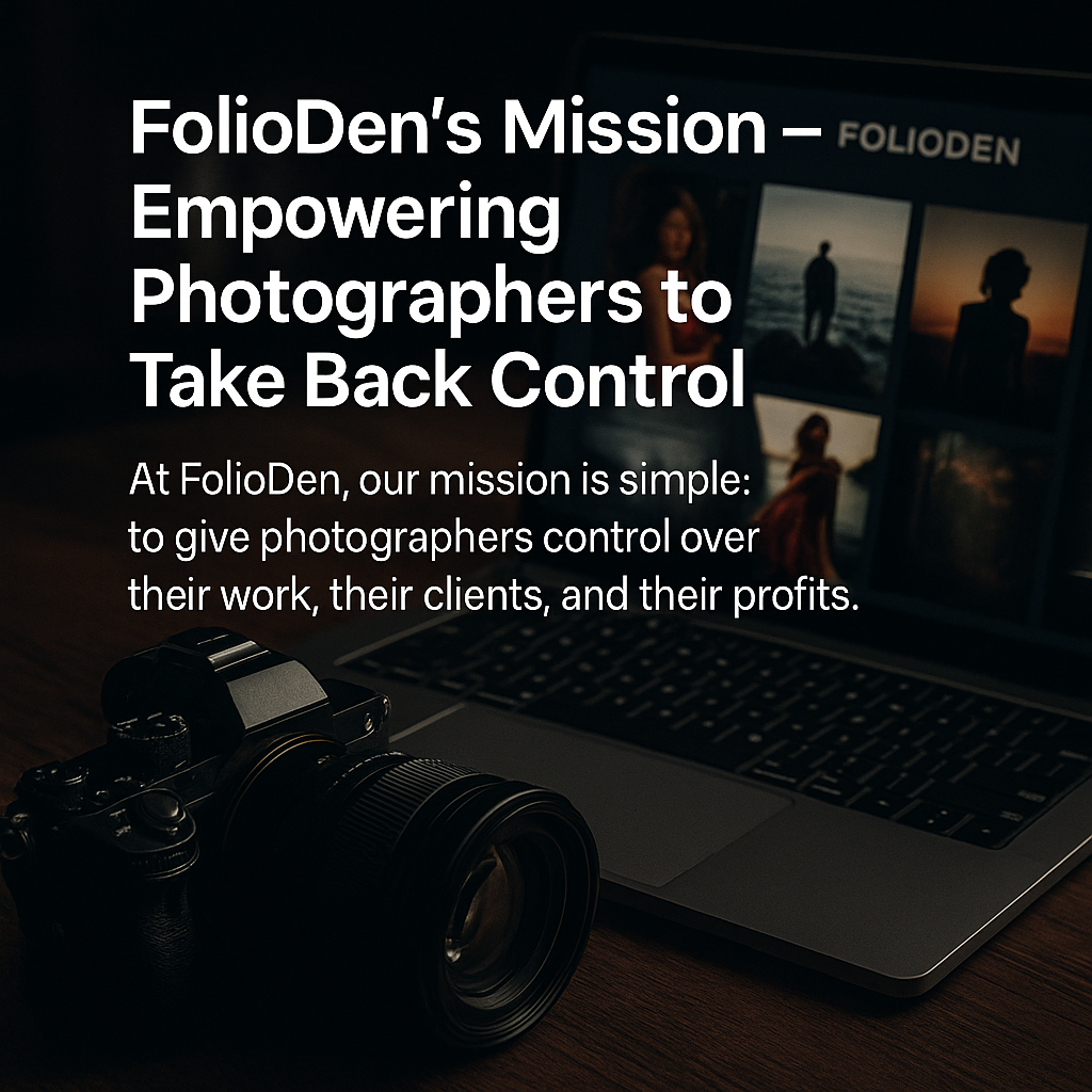 FolioDen’s Mission – Empowering Photographers to Take Back Control