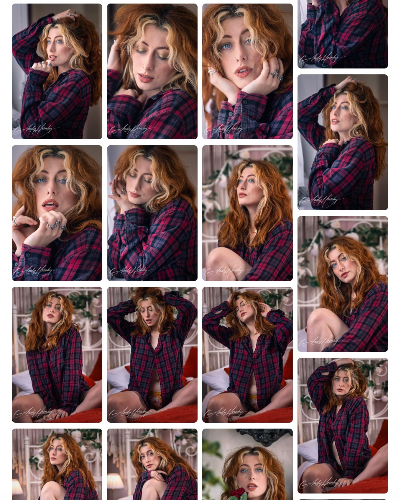 Example of the FolioDen responsive gallery image grid